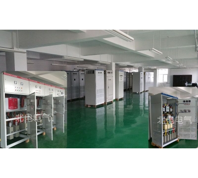 无功补偿柜车间一角